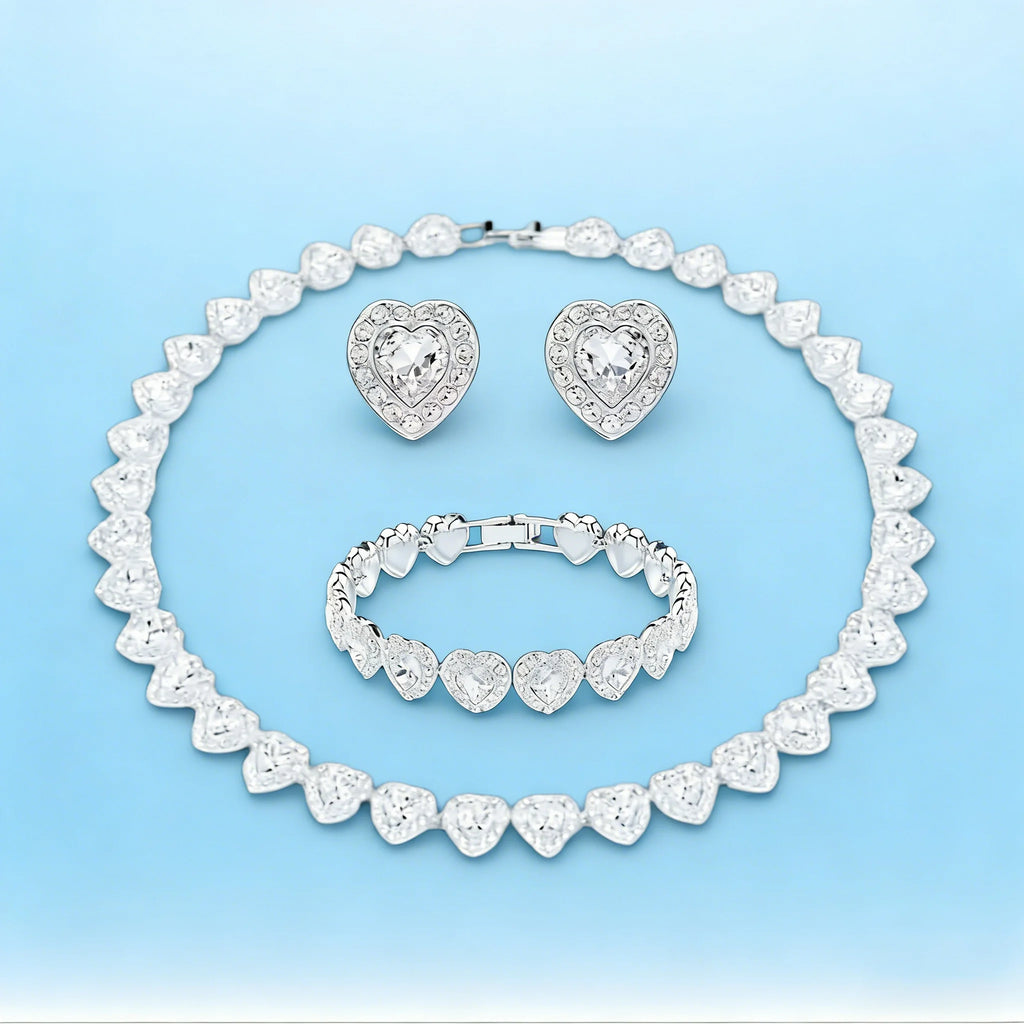 Luxury Silver Jewelry Set ⭐