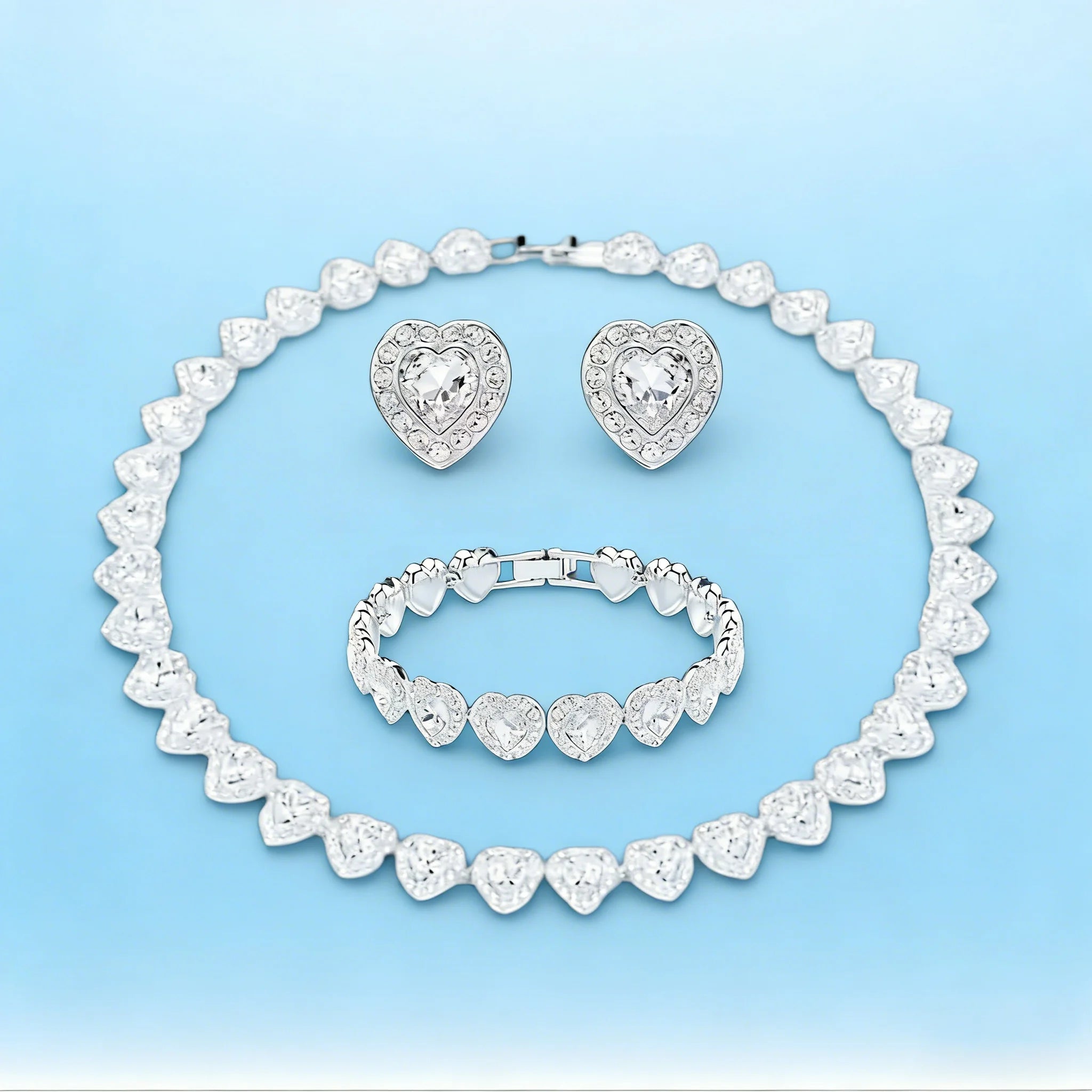 Luxury Silver Jewelry Set ⭐