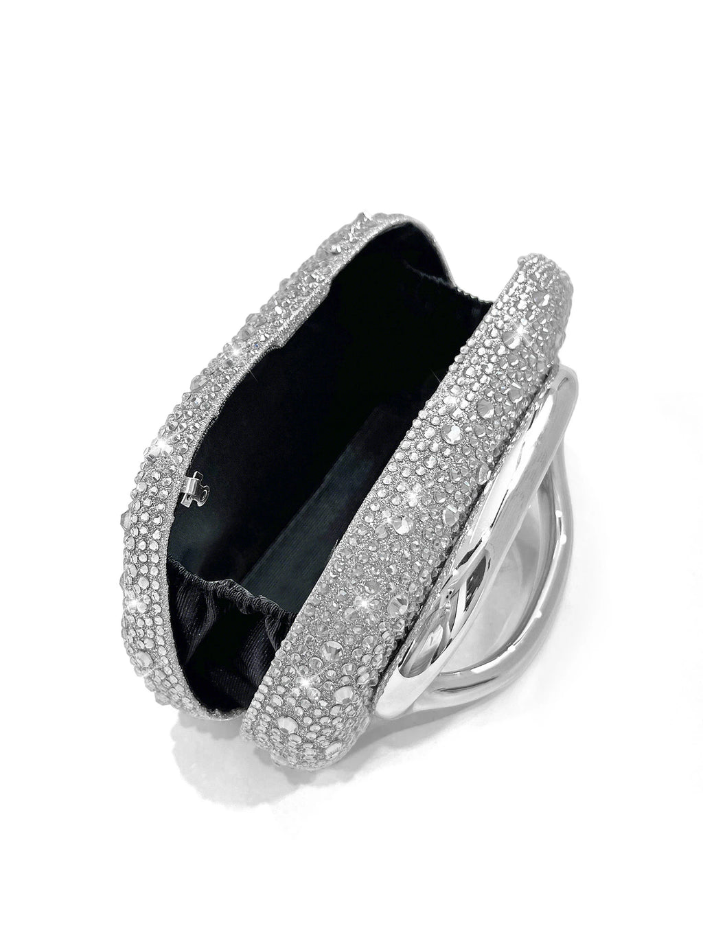 Sparkling Crystal Diamond Women's Evening Clutch Luxury Elegant Round Box Shaped Chain Bag Banquet Party Shoulder Crossbody Bag