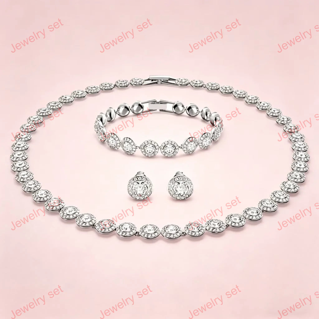 Luxury Silver Jewelry Set ⭐