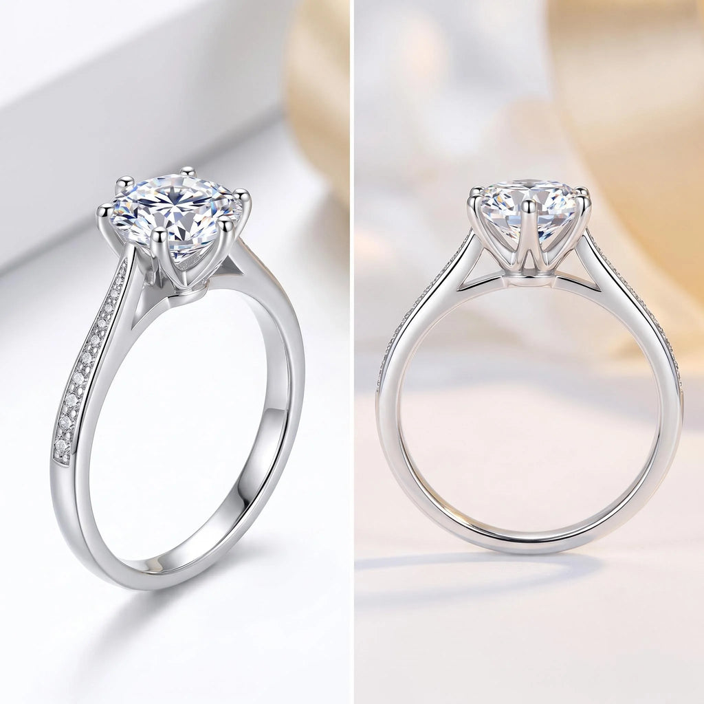 Aura Moissanite Ring