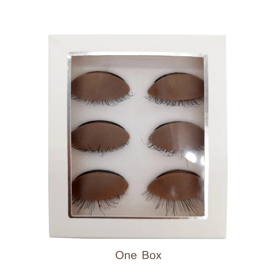 Mannequin Head For Eyelash Extension Training kit With Removable Eyelids Silicone Cosmetic Model Heads Makeup Tools Gel Material