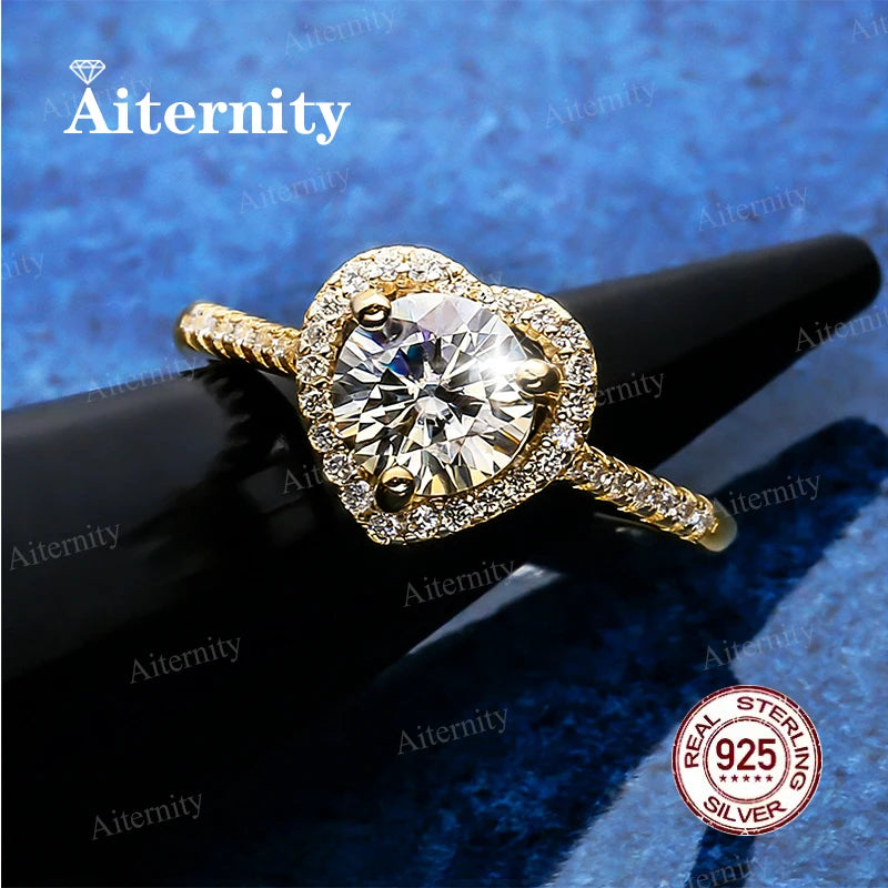 D VVS1 Moissanite Ring