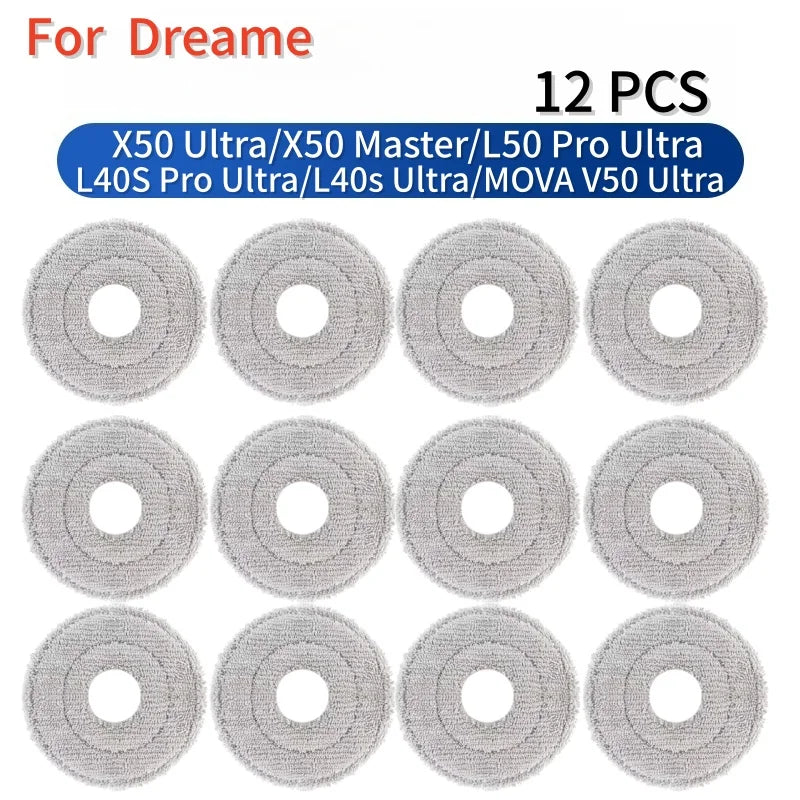 For Dreame X50 Ultra/X50 Master/L50 Pro Ultra/L40S Pro Ultra/L40s Ultra/ V50 Ultra Accessories Brush Filter Mop Cloth Dust Bag