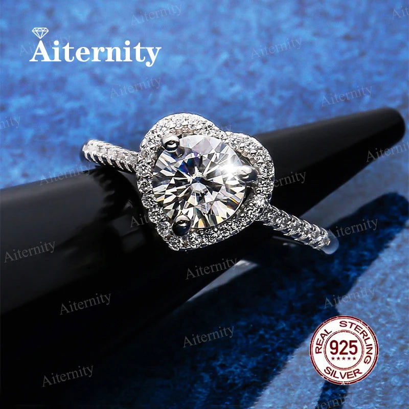 D VVS1 Moissanite Ring