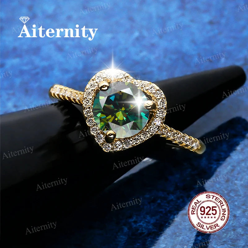D VVS1 Moissanite Ring