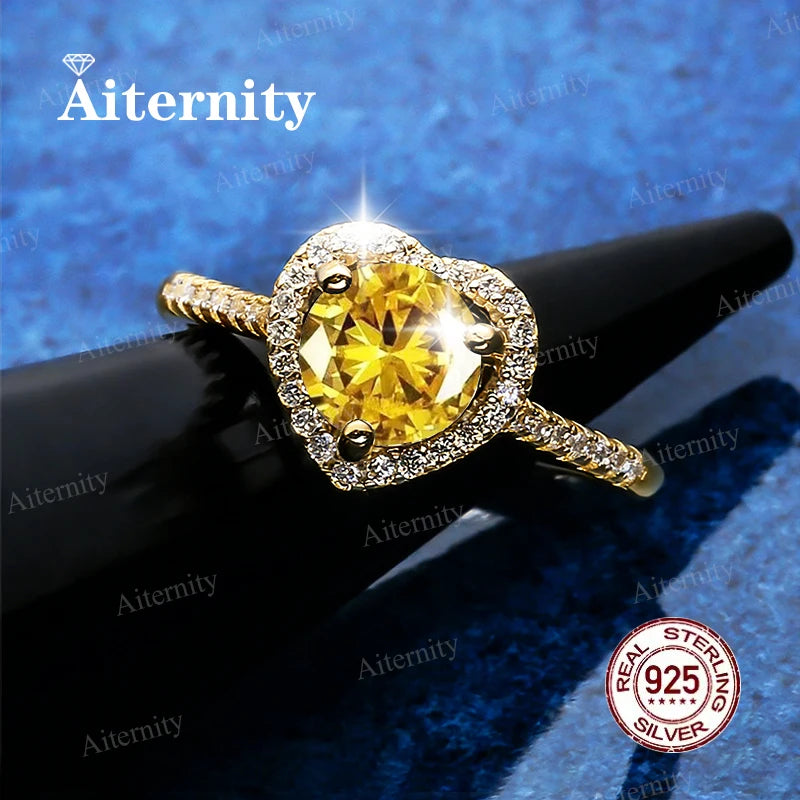 D VVS1 Moissanite Ring