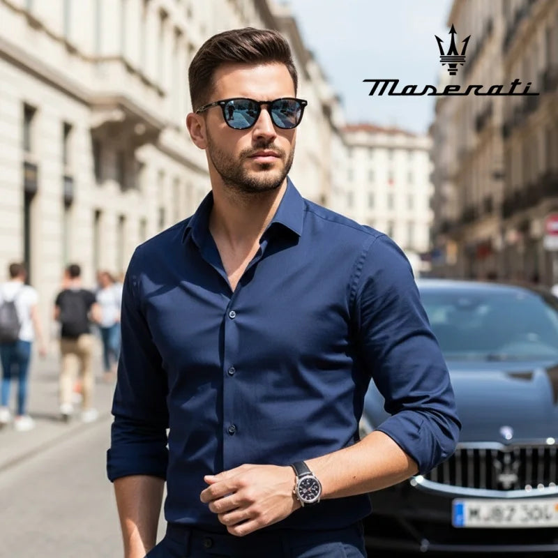 MASERATI Car High End UV400 Polarized Glasses For Ghibli Quattroporte GranCabrio GranTurismo Levante Grecale Driver Sunglasses