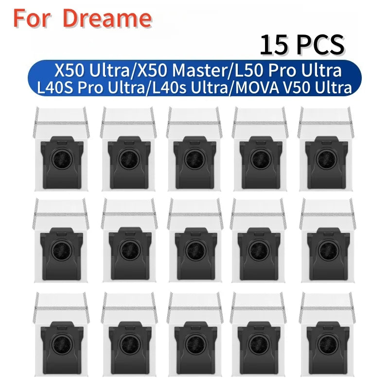 For Dreame X50 Ultra/X50 Master/L50 Pro Ultra/L40S Pro Ultra/L40s Ultra/ V50 Ultra Accessories Brush Filter Mop Cloth Dust Bag