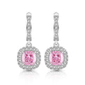 Eterna Hoop Earrings – 925 Sterling Silver with Zircon Stones