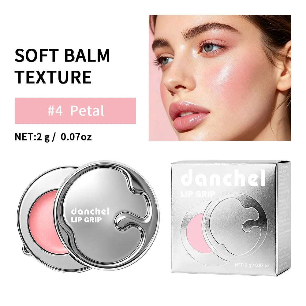 Magnetic Lip & Cheek Cream Nourishing Moisturizer Reduce Lip Lines Natural Blush Brightening Long Lasting Daily Woman Makeup