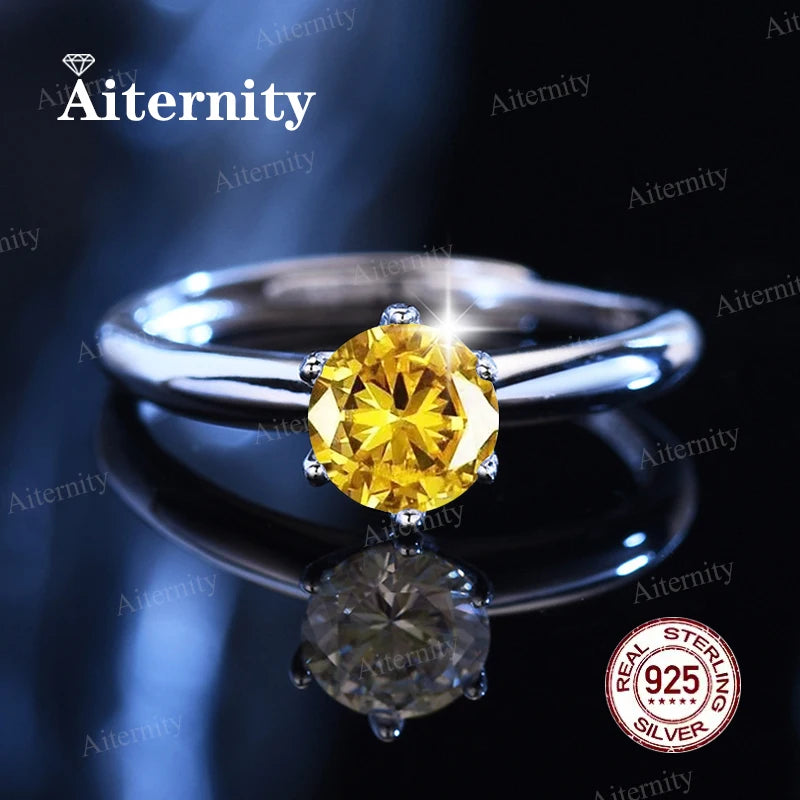 D VVS1 Moissanite Ring