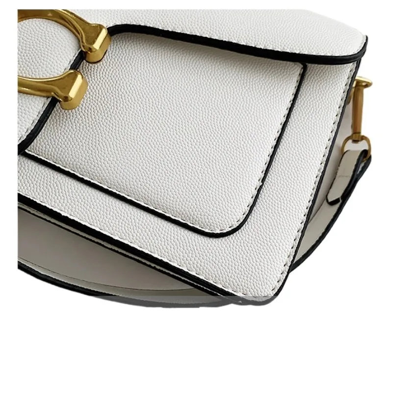 2026 New Double Strap Small Square Crossbody Bag Stylish Underarm Shoulder Purse Versatile Casual Mini Handbag Fashion Daily