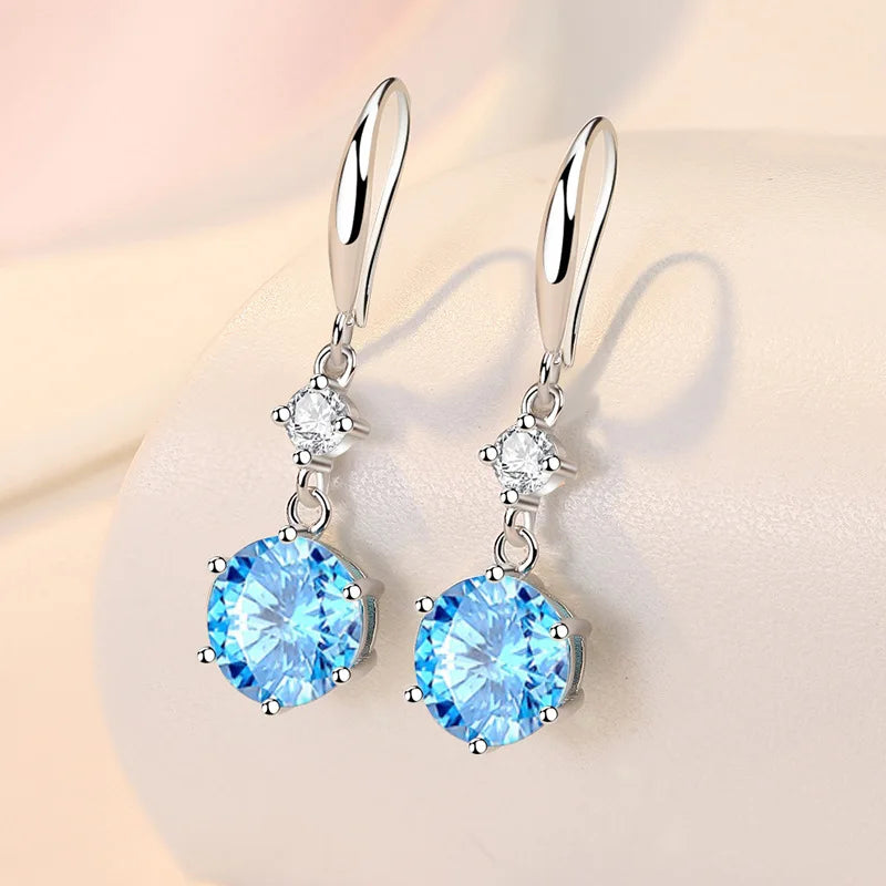 Celeste Stud Earrings – 925 Sterling Silver with Lab-Grown Diamonds