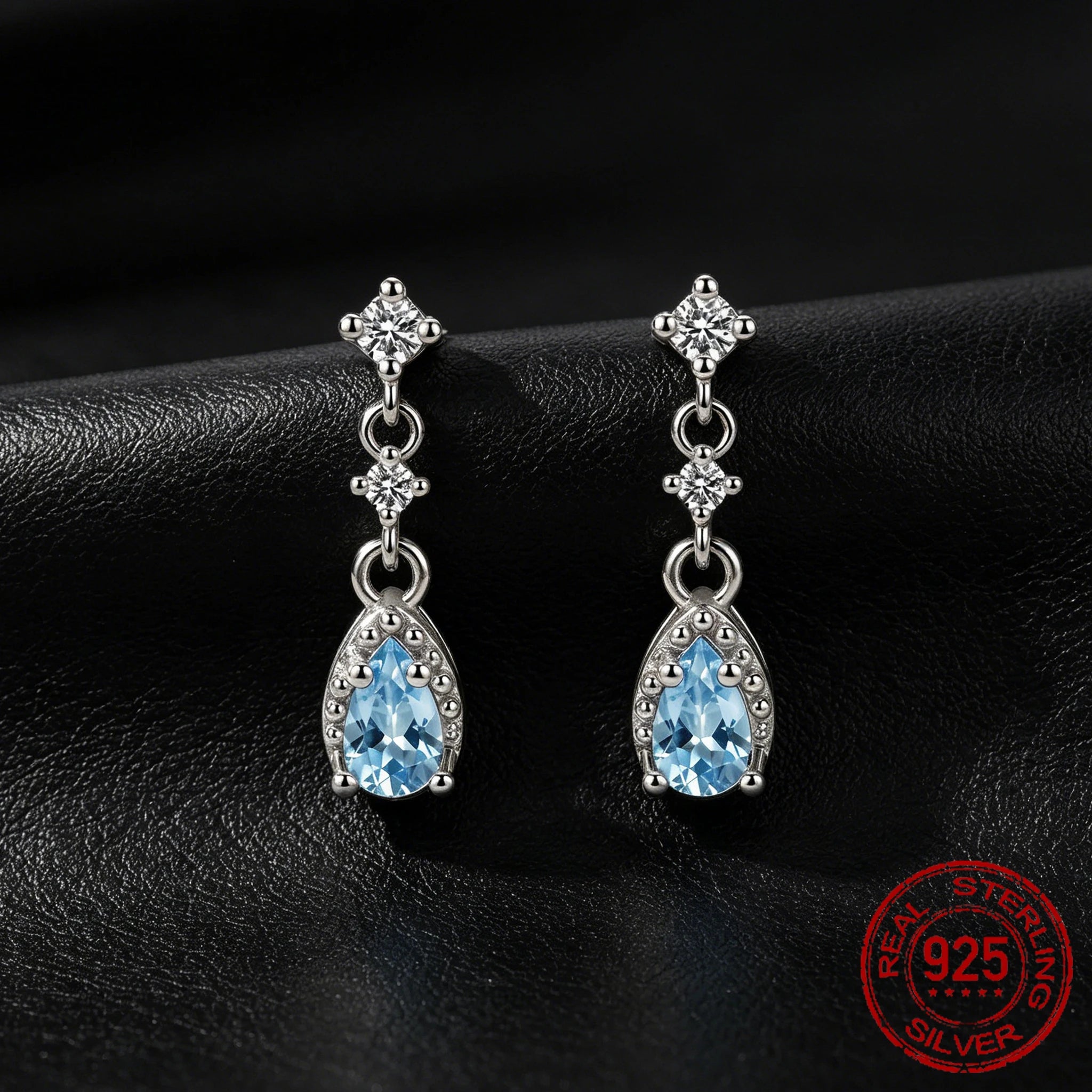 Stellar Moissanite Stud Earrings – 925 Sterling Silver with GRA Certificate