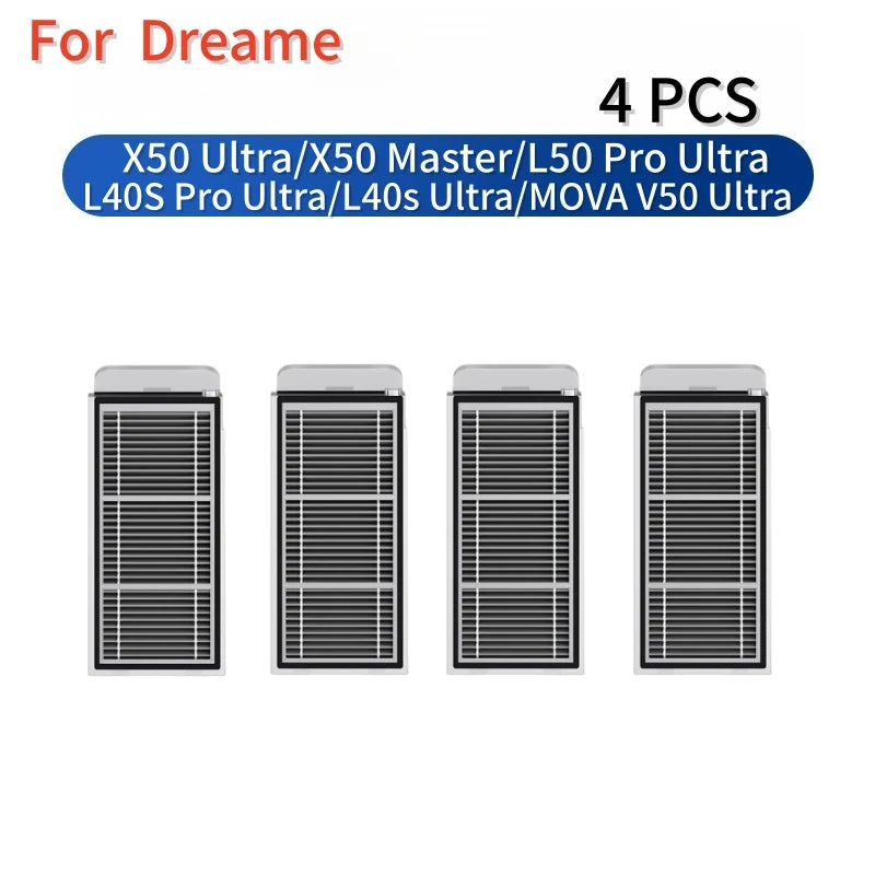 For Dreame X50 Ultra/X50 Master/L50 Pro Ultra/L40S Pro Ultra/L40s Ultra/ V50 Ultra Accessories Brush Filter Mop Cloth Dust Bag