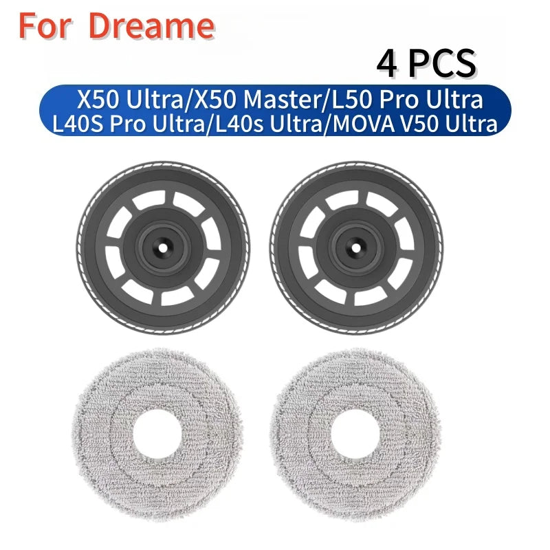 For Dreame X50 Ultra/X50 Master/L50 Pro Ultra/L40S Pro Ultra/L40s Ultra/ V50 Ultra Accessories Brush Filter Mop Cloth Dust Bag
