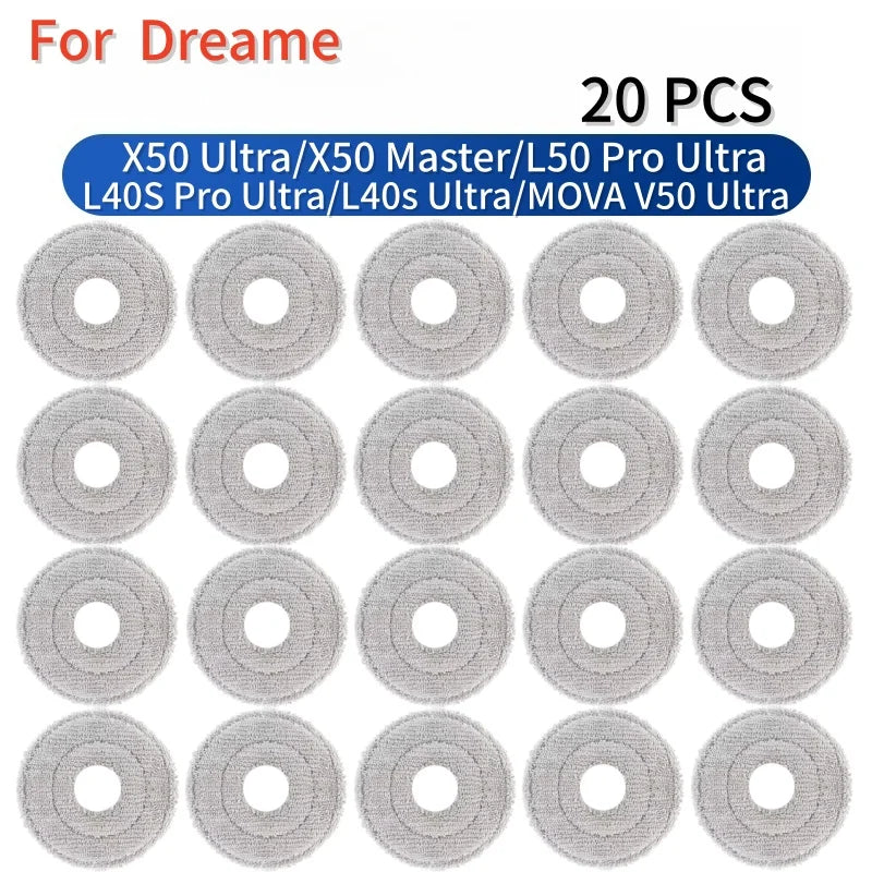 For Dreame X50 Ultra/X50 Master/L50 Pro Ultra/L40S Pro Ultra/L40s Ultra/ V50 Ultra Accessories Brush Filter Mop Cloth Dust Bag