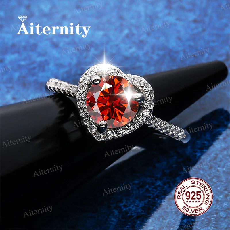 D VVS1 Moissanite Ring