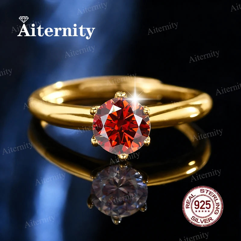 D VVS1 Moissanite Ring