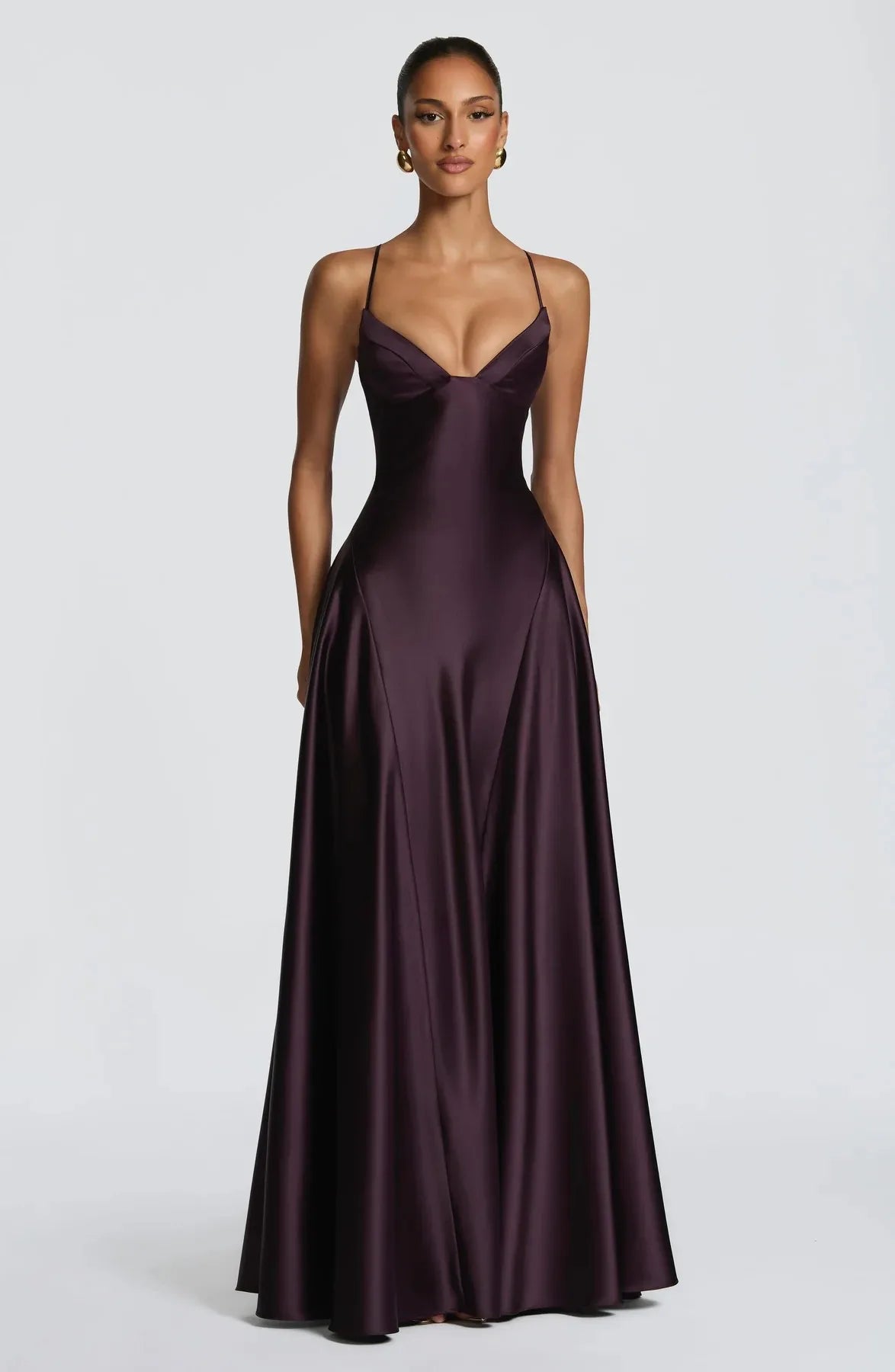 2026 Fashion New Ins With Ladies' Style Dress Thin Sling Low-Cut V-Neck Slim Backless Sexy Solid Color High Simple Elegant Dress