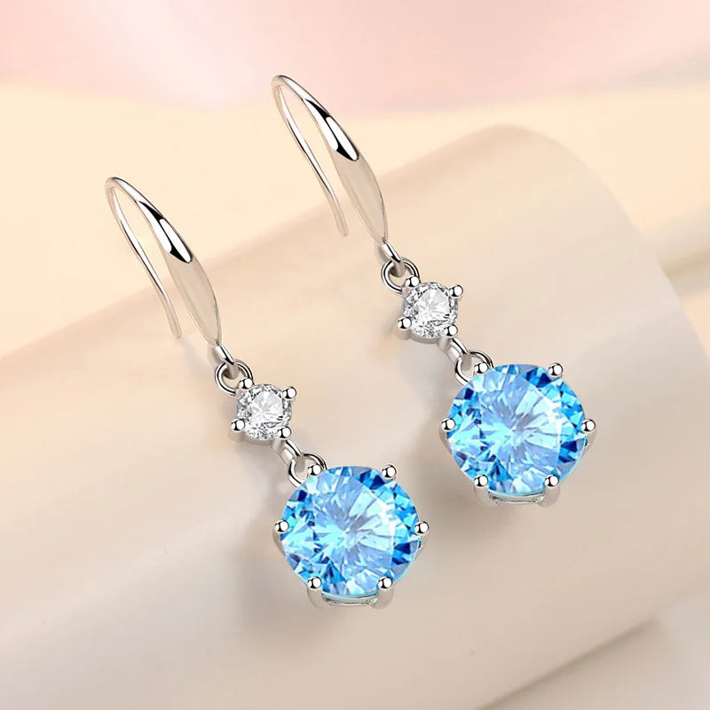 Celeste Stud Earrings – 925 Sterling Silver with Lab-Grown Diamonds