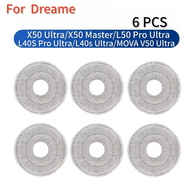 For Dreame X50 Ultra/X50 Master/L50 Pro Ultra/L40S Pro Ultra/L40s Ultra/ V50 Ultra Accessories Brush Filter Mop Cloth Dust Bag