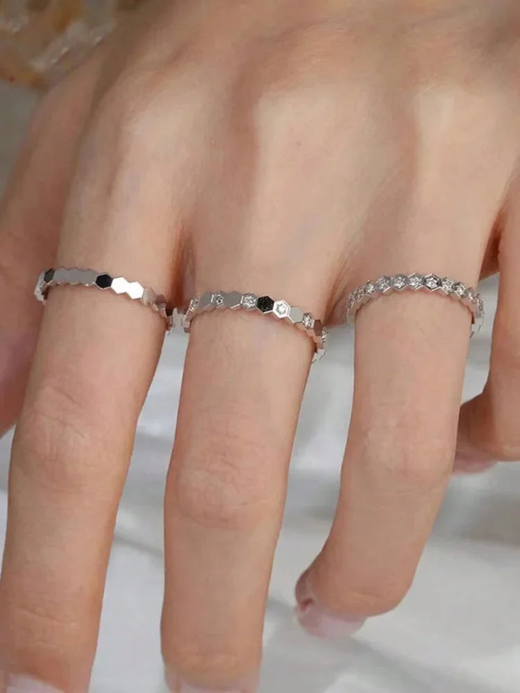 Ice Flower Zircon Ring
