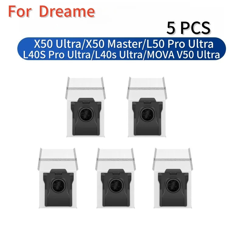 For Dreame X50 Ultra/X50 Master/L50 Pro Ultra/L40S Pro Ultra/L40s Ultra/ V50 Ultra Accessories Brush Filter Mop Cloth Dust Bag