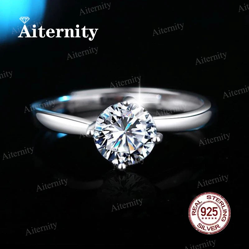 D VVS1 Moissanite Ring