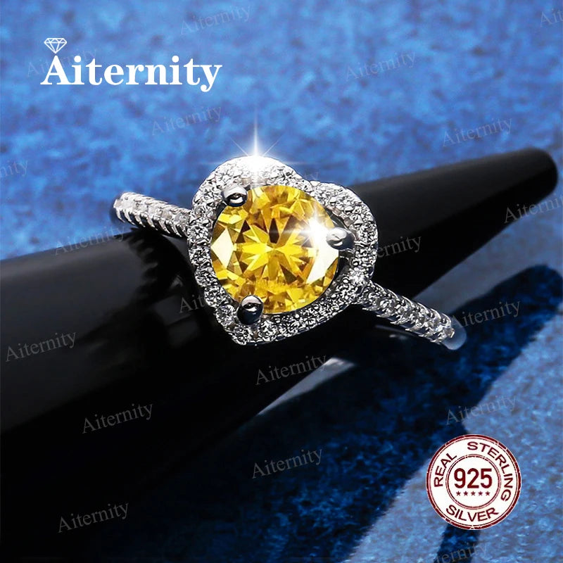 D VVS1 Moissanite Ring