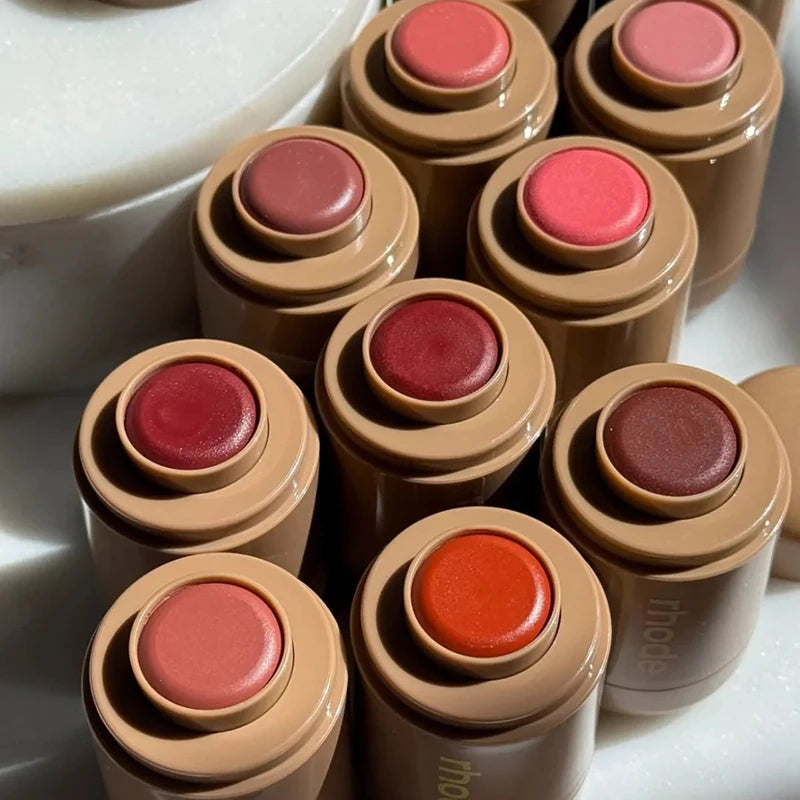Espresso Skin Balm Jelly Bean Lip Gloss Toasted Teddy Pocket Blush Stick Non-fading Waterproof Blusher Moisturizing Lipstick INS