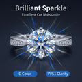 Aura Moissanite Ring
