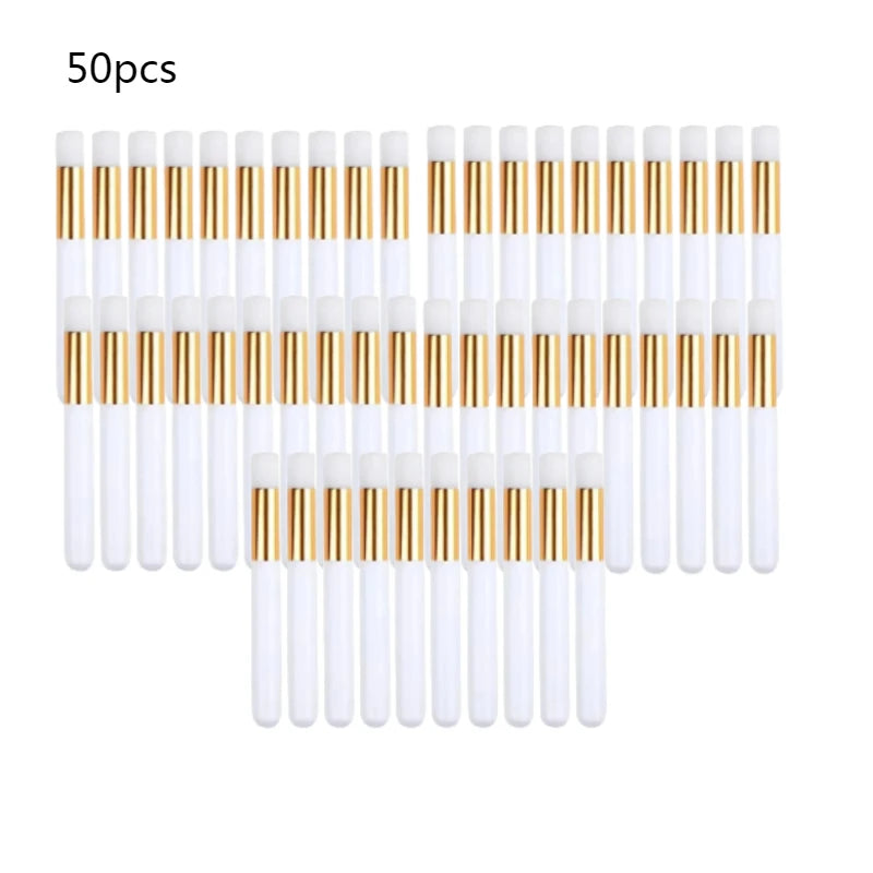 10/20/50pcs Eyelash Cleaning Brush Lash Shampoo Brush for Eyelash Extensions Peel Off Nose Pore Blackhead Remover Makeup Tools