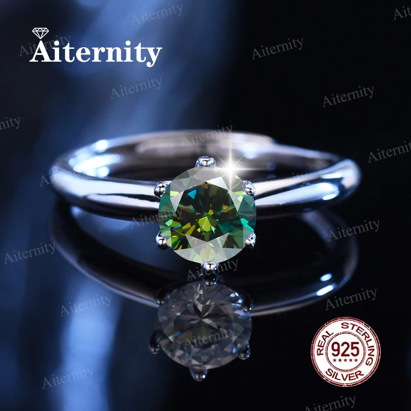 D VVS1 Moissanite Ring