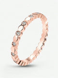 Ice Flower Zircon Ring