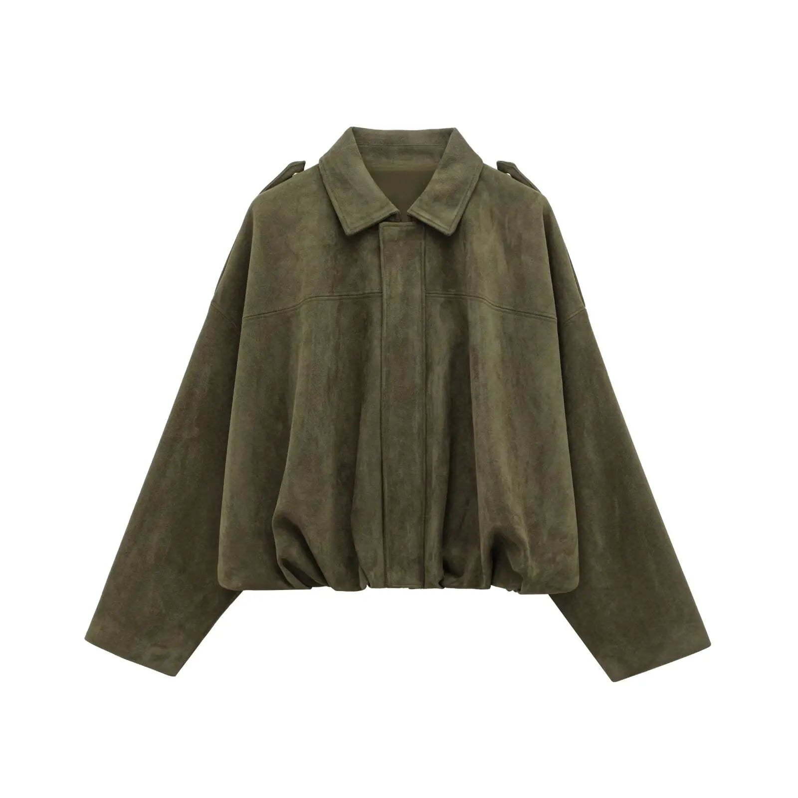 Women's Suede Zip Jacket