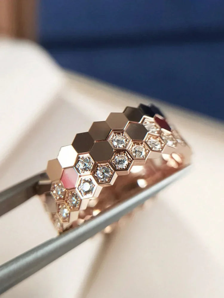Ice Flower Zircon Ring