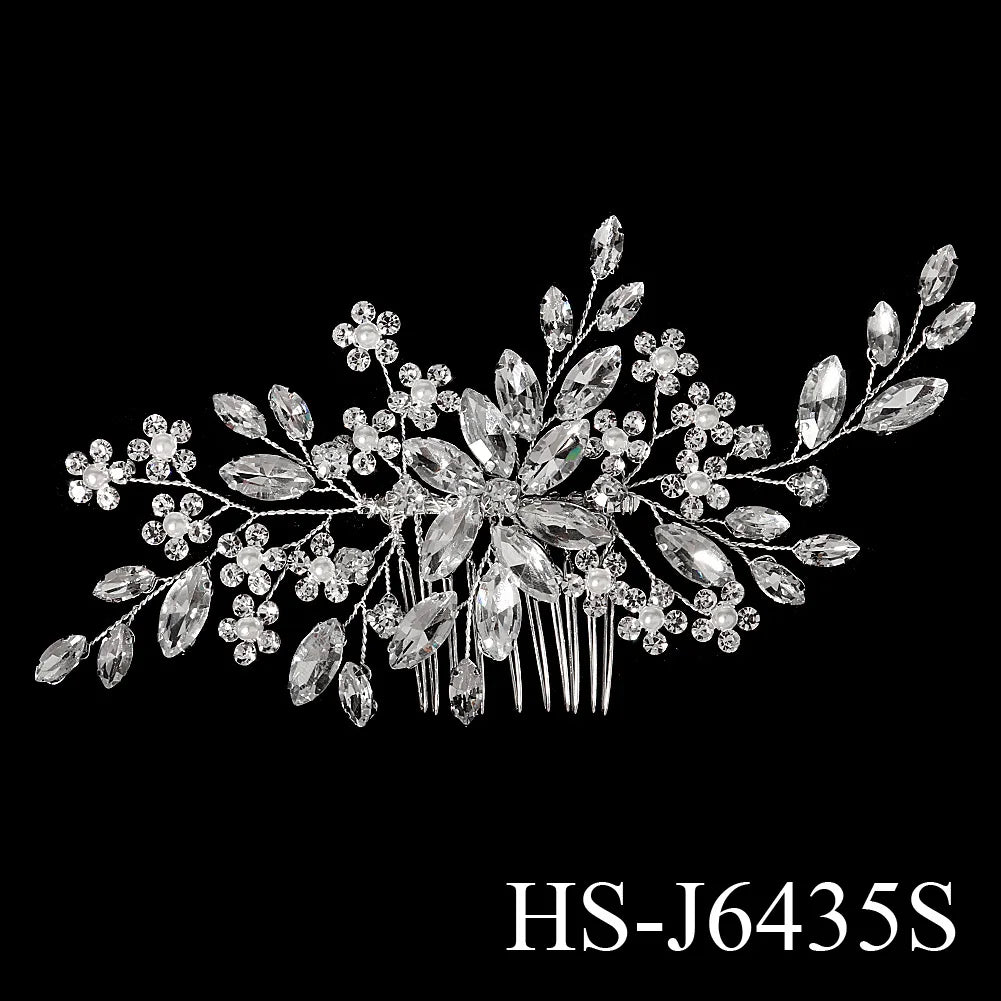 5/10PC Rhinestone Flower Delicate Hairpin Set Classic Handmade Hair Clips For Women Wedding Hair Accessories Elegant Headpieces
