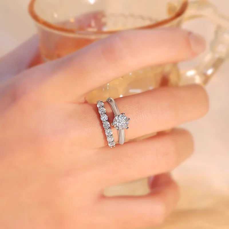 Luxury Moissanite Band ⭐