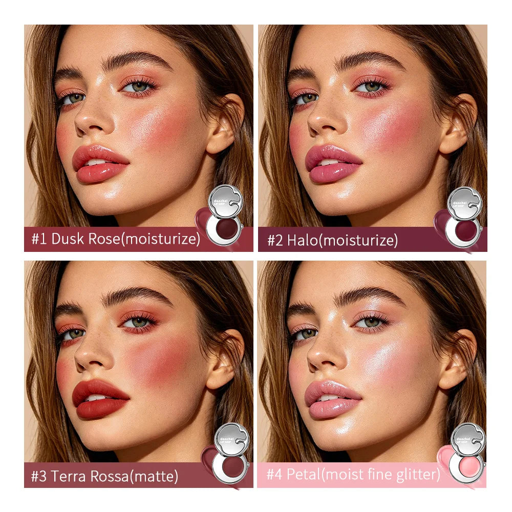 Magnetic Lip & Cheek Cream Nourishing Moisturizer Reduce Lip Lines Natural Blush Brightening Long Lasting Daily Woman Makeup