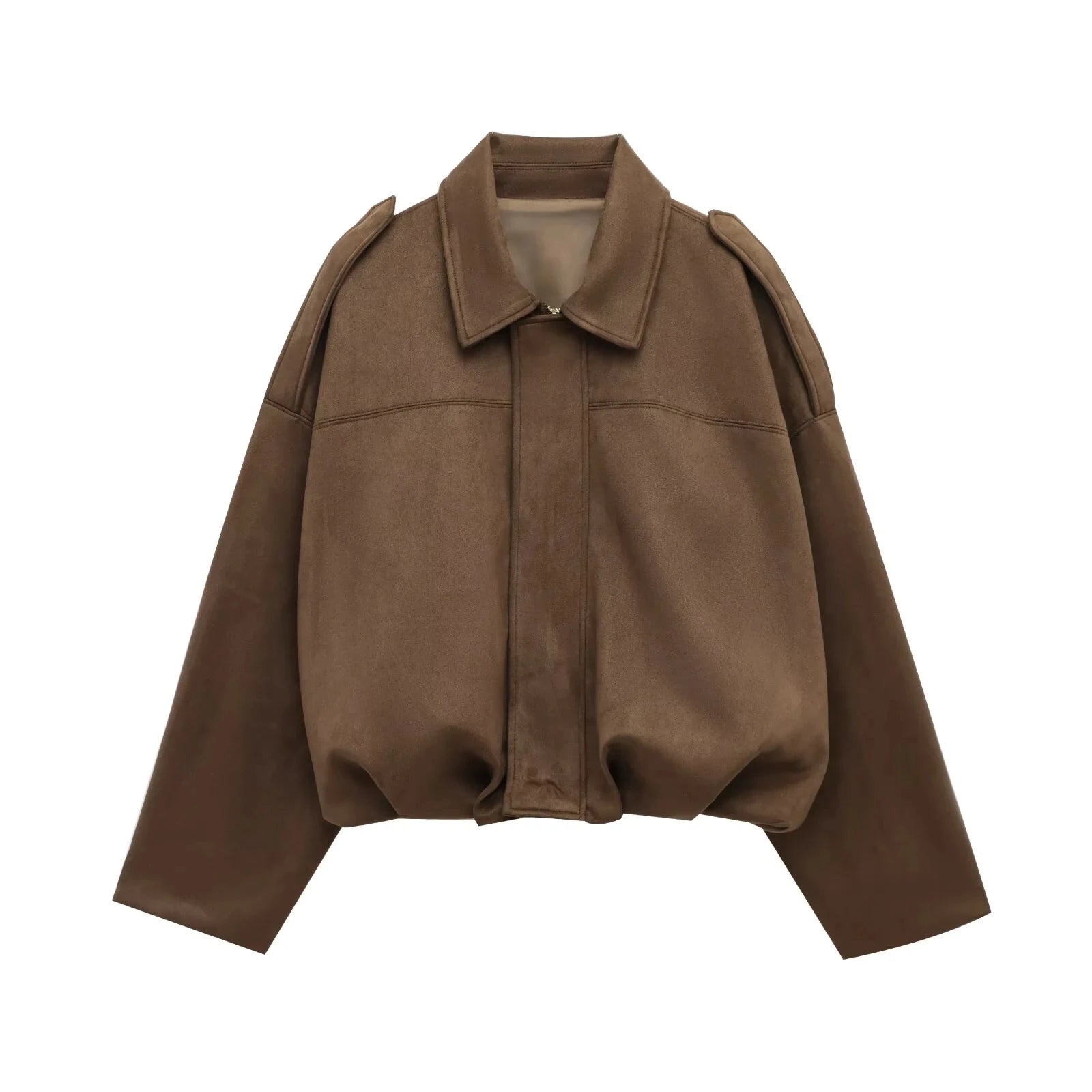 Women's Suede Zip Jacket