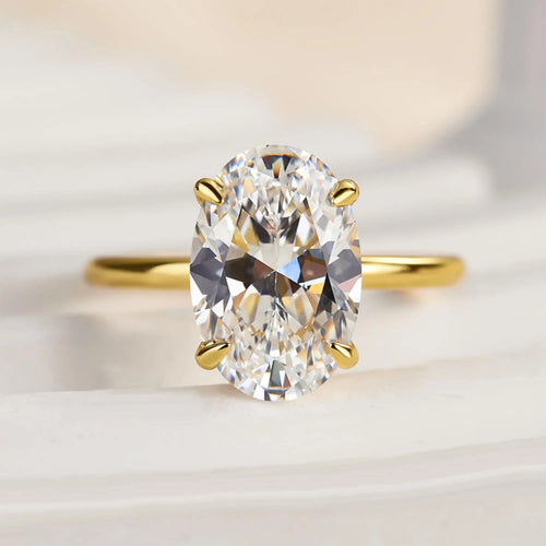 925 Silver Zircon Engagement Ring