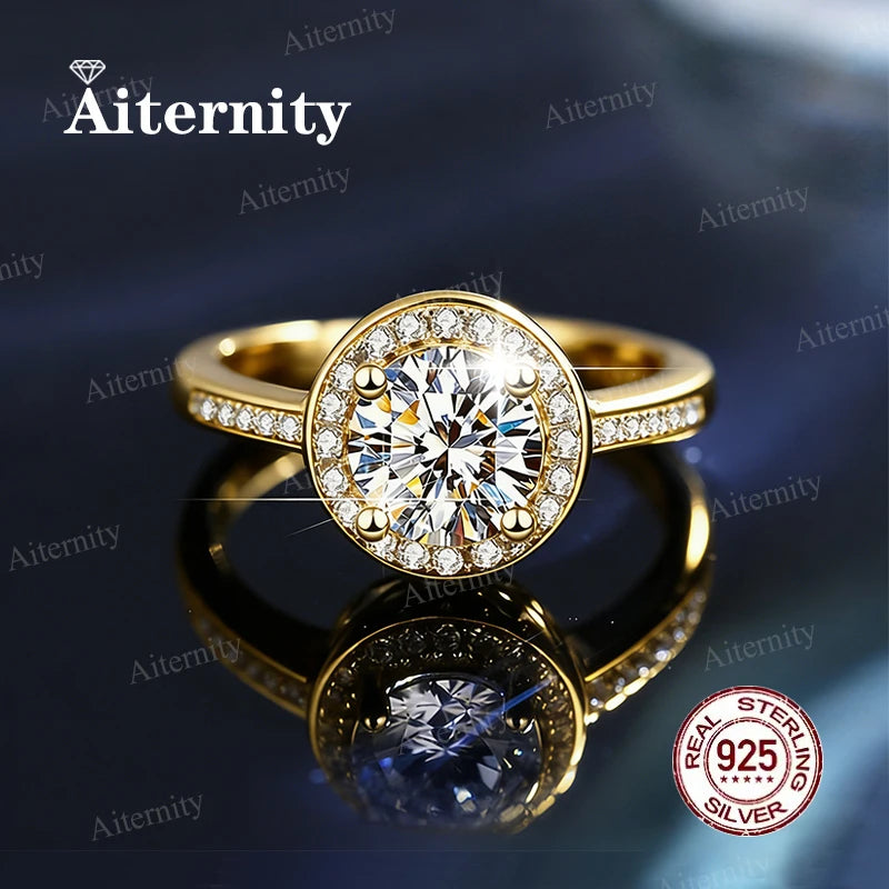 D VVS1 Moissanite Ring