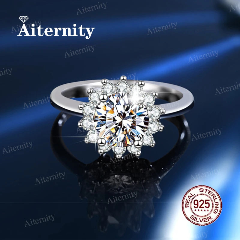 D VVS1 Moissanite Ring