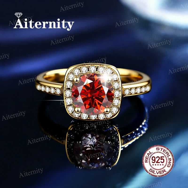 D VVS1 Moissanite Ring