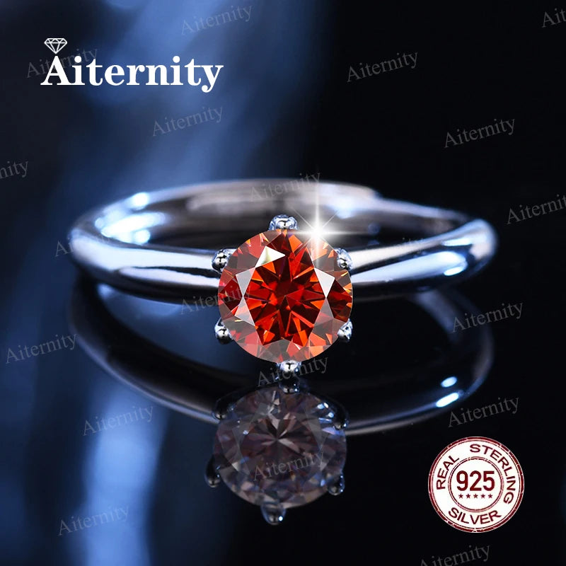 D VVS1 Moissanite Ring