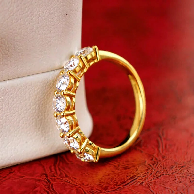 Luxury Moissanite Band ⭐