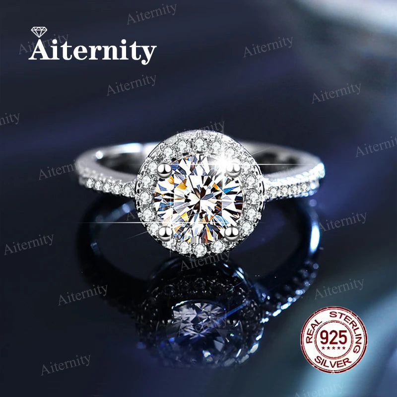 D VVS1 Moissanite Ring