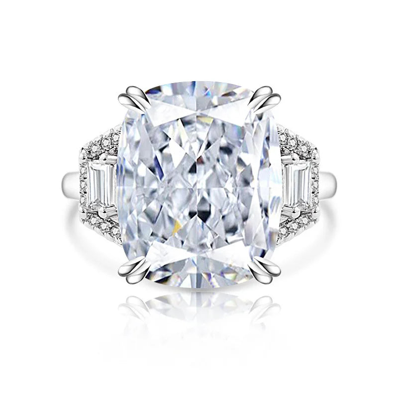 925 Silver Crystal Zircon Ring